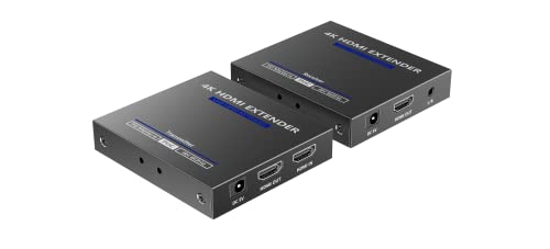 PremiumCord HDMI Extender bis zu 70m über Cat6/6a/7, Auflösung 4K @ 60Hz, Full HD 1080p, HDMI 2.0, HDCP2.2, 18 Gbit/s, Metallgehäuse, Schwarze Farbe PremiumCord HDMI Extender bis zu 70m über Cat6/6a/7, Auflösung 4K @ 60Hz, Full HD 1080p, HDMI 2.0, HDCP2.2, 18 Gbit/s, Metallgehäuse, Schwarze Farbe von PremiumCord