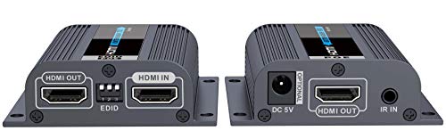 PremiumCord HDMI Extender in 50 m Entfernung über EIN Cat6 / 6a / 7-Patchkabel, EDID-Einstellungen, lokaler HDMI-Ausgang, Full HD 1080p-Videoauflösung PremiumCord HDMI Extender in 50 m Entfernung über EIN Cat6 / 6a / 7-Patchkabel, EDID-Einstellungen, lokaler HDMI-Ausgang, Full HD 1080p-Videoauflösung von PremiumCord