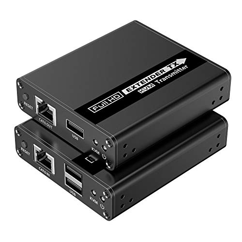 PremiumCord HDMI KVM Extender bis zu 70 m mit USB-Übertragung über Patchkabel Cat6/Cat6A/Cat7, Metallgehäuse, Kompatibel mit Full HD 1080p 60Hz PremiumCord HDMI KVM Extender bis zu 70 m mit USB-Übertragung über Patchkabel Cat6/Cat6A/Cat7, Metallgehäuse, Kompatibel mit Full HD 1080p 60Hz von PremiumCord