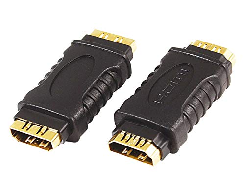 PremiumCord HDMI Kupplung, Adapter HDMI A auf HDMI A, Buchse auf Buchse, für Full HD 1080p, 3D, Farbe schwarz, Vergoldet, kphdma-23 PremiumCord HDMI Kupplung, Adapter HDMI A auf HDMI A, Buchse auf Buchse, für Full HD 1080p, 3D, Farbe schwarz, Vergoldet, kphdma-23 von PremiumCord
