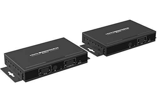 PremiumCord HDMI Matrix Over IP Extender bis zu 120m über LAN, Metallgehäuse, LED Status, Kompatibel mit 4K@30Hz, Full HD 1080p@60Hz, HDCP, schwarz PremiumCord HDMI Matrix Over IP Extender bis zu 120m über LAN, Metallgehäuse, LED Status, Kompatibel mit 4K@30Hz, Full HD 1080p@60Hz, HDCP, schwarz von PremiumCord