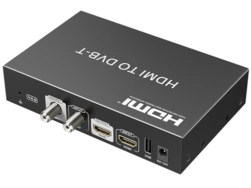 PremiumCord HDMI-zu-DVB-T-Modulator, Auflösung Full HD 1080p, 75 Ohm Typ F, Schwarzes Metallgehäuse PremiumCord HDMI-zu-DVB-T-Modulator, Auflösung Full HD 1080p, 75 Ohm Typ F, Schwarzes Metallgehäuse von PremiumCord