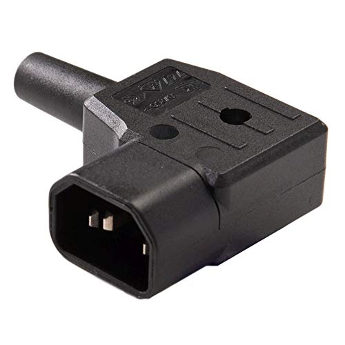 Netzanschluss 230V Stecker abgewinkelt 90°, 10A, IEC C14, Farbe schwarz Netzanschluss 230V Stecker abgewinkelt 90°, 10A, IEC C14, Farbe schwarz von PremiumCord