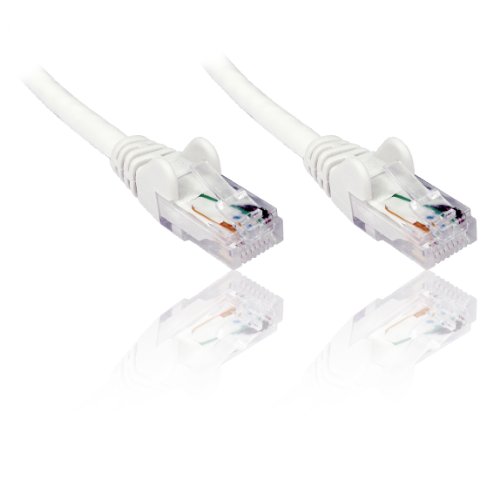 PremiumCord Netzwerkkabel, Ethernet, LAN & Patch Kabel CAT5e, UTP, Schnell flexibel & Robust RJ45 Kabel 1Gbit/S, AWG 26/7, Kupferkabel 100% Cu, Weiß, 10m PremiumCord Netzwerkkabel, Ethernet, LAN & Patch Kabel CAT5e, UTP, Schnell flexibel & Robust RJ45 Kabel 1Gbit/S, AWG 26/7, Kupferkabel 100% Cu, Weiß, 10m von PremiumCord