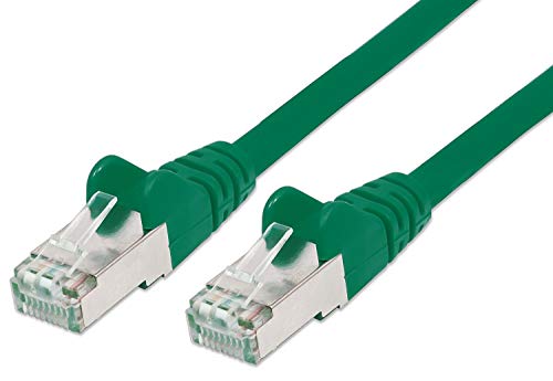 PremiumCord Netzwerkkabel, Ethernet, LAN & Patch Kabel CAT6a, 10Gbit/s, S/FTP PIMF Schirmung, AWG 26/7, 100% Cu, schnell flexibel und robust RJ45 kabel, grün, 2m von PremiumCord