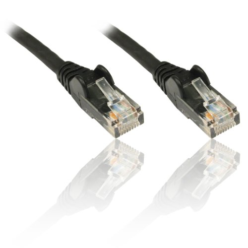 PremiumCord Netzwerkkabel, Ethernet, LAN & Patch Kabel Cat6, UTP, Schnell flexibel & Robust RJ45 Kabel 1Gbit/S, AWG 26/7, Kupferkabel 100% Cu, Schwarz, 3m von PremiumCord