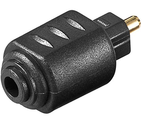 PremiumCord Optischer Adapter Toslink, TOS 3,5mm Buchse - TOS Stecker, Vergoldet, Farbe Schwarz PremiumCord Optischer Adapter Toslink, TOS 3,5mm Buchse - TOS Stecker, Vergoldet, Farbe Schwarz von PremiumCord