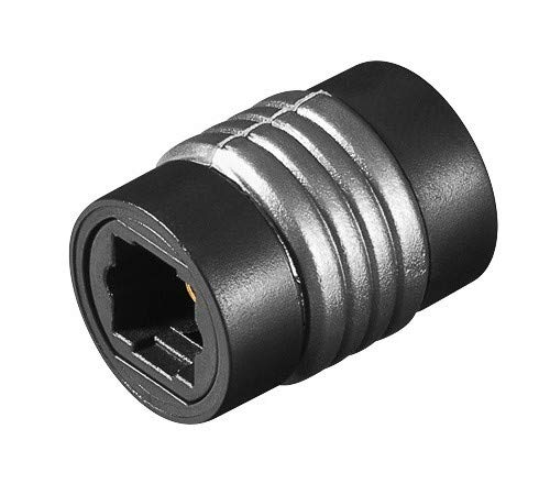 PremiumCord Optischer TOS-Koppler, Toslink-Buchse zu Toslink-Buchse, vergoldete Kontakte, Farbe schwarz PremiumCord Optischer TOS-Koppler, Toslink-Buchse zu Toslink-Buchse, vergoldete Kontakte, Farbe schwarz von PremiumCord