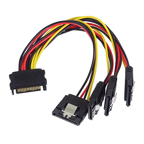 PremiumCord Power Splitter SATA auf Festplatte, Netzteil 4x SATA für Festplatten, SSD, CD / DVD-Rekorder PremiumCord Power Splitter SATA auf Festplatte, Netzteil 4x SATA für Festplatten, SSD, CD / DVD-Rekorder von PremiumCord