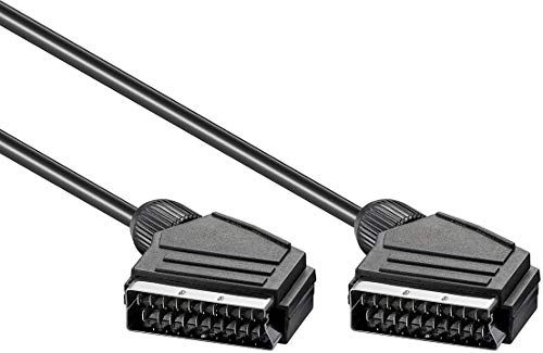 PremiumCord SCART Kabel 5m, Stecker auf Stecker, 21-polig, Schwarz Kjss-5 PremiumCord SCART Kabel 5m, Stecker auf Stecker, 21-polig, Schwarz Kjss-5 von PremiumCord