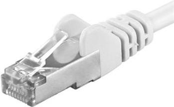 PremiumCord SP6ASFTP100W Netzwerkkabel Weiß 10 m Cat6a S/FTP (S-STP) (sp6asftp100W) von PremiumCord