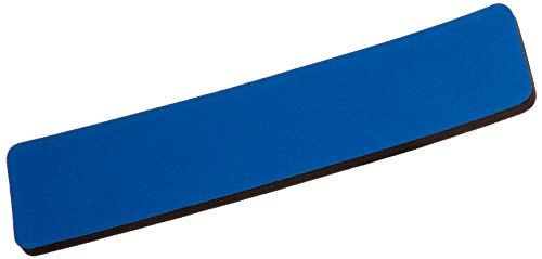 PremiumCord Textile Pad für Tastatur, 45cm x 10cm, Höhe 15mm, Farbe blau von PremiumCord