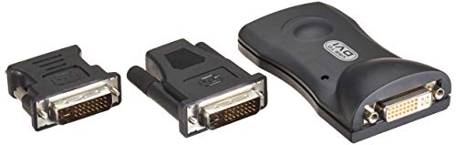PremiumCord USB 2.0-Adapter für DVI + VGA (für 6 Monitore) mit hoher Auflösung von PremiumCord