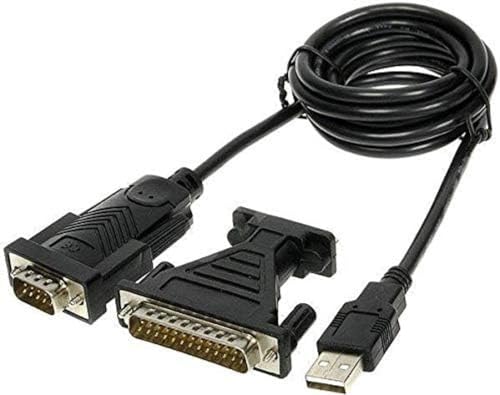 PremiumCord USB 2.0 - RS 232 Kabeladapter, bis zu 1Mbit/s, Chipsatz FTDI, Kabellänge 1,5m von PremiumCord