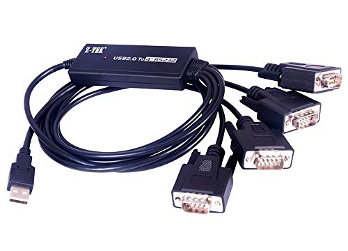 PremiumCord USB - 4X RS232C Adapterkabel, bis zu 1Mbit/s von PremiumCord
