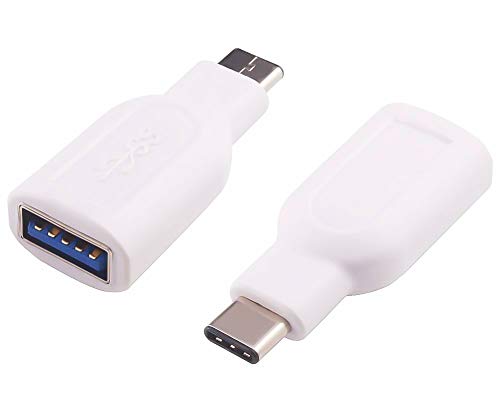 PremiumCord USB-Adapter USB 3.1 C auf USB 3.0 A, Stecker auf Buchse, OTG, weiß von PremiumCord