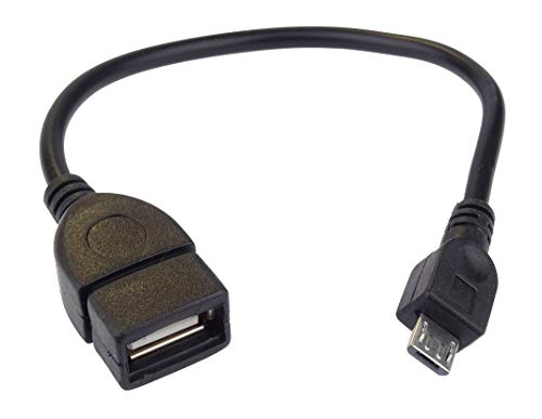 PremiumCord USB Adapterkabel USB A/Buchse - Micro USB/Stecker 20cm OTG von PremiumCord
