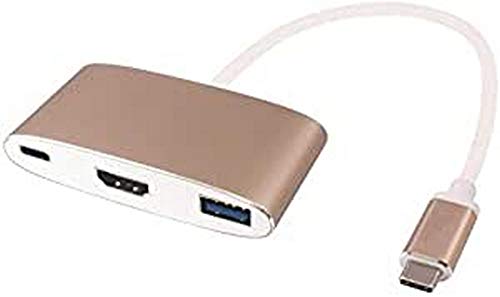 PremiumCord USB-C auf HDMI + USB 3.0 + PD Adapter, Aluminiumgehäuse, USB 3.1 Typ C Stecker auf HDMI und USB Buchse, Auflösung 4K 2160p, Full HD 1080p@60Hz, Länge 20cm PremiumCord USB-C auf HDMI + USB 3.0 + PD Adapter, Aluminiumgehäuse, USB 3.1 Typ C Stecker auf HDMI und USB Buchse, Auflösung 4K 2160p, Full HD 1080p@60Hz, Länge 20cm von PremiumCord