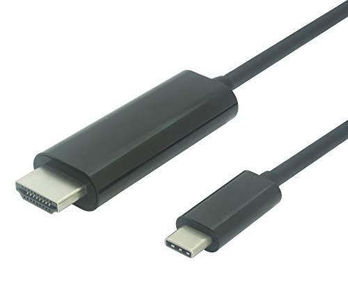 PremiumCord USB-C auf HDMI 4K Adapterkabel 1,8m, USB 3.1 Typ C Stecker auf HDMI Stecker, Auflösung 4K 2160p 60Hz, Full HD 1080p, Farbe schwarz, ku31hdmi03 PremiumCord USB-C auf HDMI 4K Adapterkabel 1,8m, USB 3.1 Typ C Stecker auf HDMI Stecker, Auflösung 4K 2160p 60Hz, Full HD 1080p, Farbe schwarz, ku31hdmi03 von PremiumCord