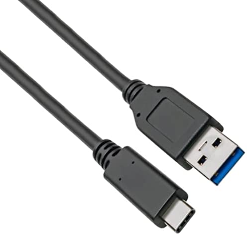 PremiumCord USB-C auf USB 3.0 Verbindungskabel 0, 5m, Datenkabel SuperSpeed bis zu 10Gbit/S, Schnellladung bis zu 3A, USB 3.1 Generation 2 Typ C Stecker, Farbe Schwarz, Länge 0, 5m von PremiumCord