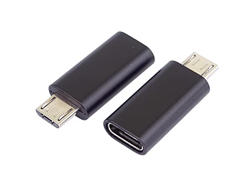 PremiumCord USB-C zu Micro-USB-Adapter, USB-C/Buchse zu USB 2.0 Micro-B/Stecker, Farbe schwarz PremiumCord USB-C zu Micro-USB-Adapter, USB-C/Buchse zu USB 2.0 Micro-B/Stecker, Farbe schwarz von PremiumCord