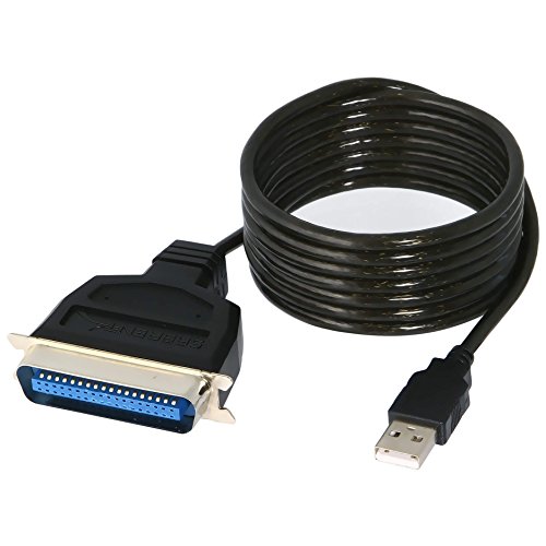 PremiumCord USB Druckerkabel auf parallel Port LPT (CEN36M), IEEE 1284, Länge 1,5m von PremiumCord