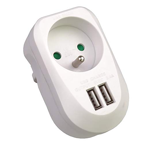 PremiumCord USB-Ladeadapter 230V 2xUSB 5V maximaler Strom 3,4A PremiumCord USB-Ladeadapter 230V 2xUSB 5V maximaler Strom 3,4A von PremiumCord