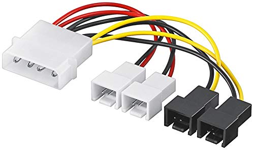 PremiumCord kn-5 Stromkabel interner Fan 5,25"-TX 3p 5V, 12V PremiumCord kn-5 Stromkabel interner Fan 5,25"-TX 3p 5V, 12V von PremiumCord