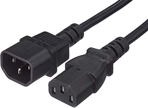 PremiumCord kps5 Kaltgeräteverlängerung für PC 230V 5m, Verlängerungskabel IEC 320, Buchse auf Stecker, IEC 320 C13 auf C14, Stromkabel, Farbe Schwarz PremiumCord kps5 Kaltgeräteverlängerung für PC 230V 5m, Verlängerungskabel IEC 320, Buchse auf Stecker, IEC 320 C13 auf C14, Stromkabel, Farbe Schwarz von PremiumCord