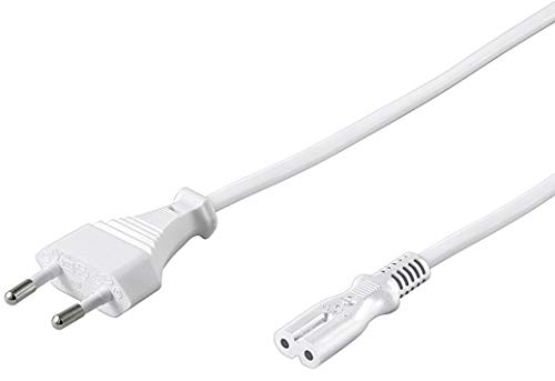 PremiumCord kpspm3w Netzkabel 230V 3m, Stromkabel mit Eurostecker auf Euro Doppelbuchse C7 2 Polig, IEC 320, gerade, Farbe weiß PremiumCord kpspm3w Netzkabel 230V 3m, Stromkabel mit Eurostecker auf Euro Doppelbuchse C7 2 Polig, IEC 320, gerade, Farbe weiß von PremiumCord