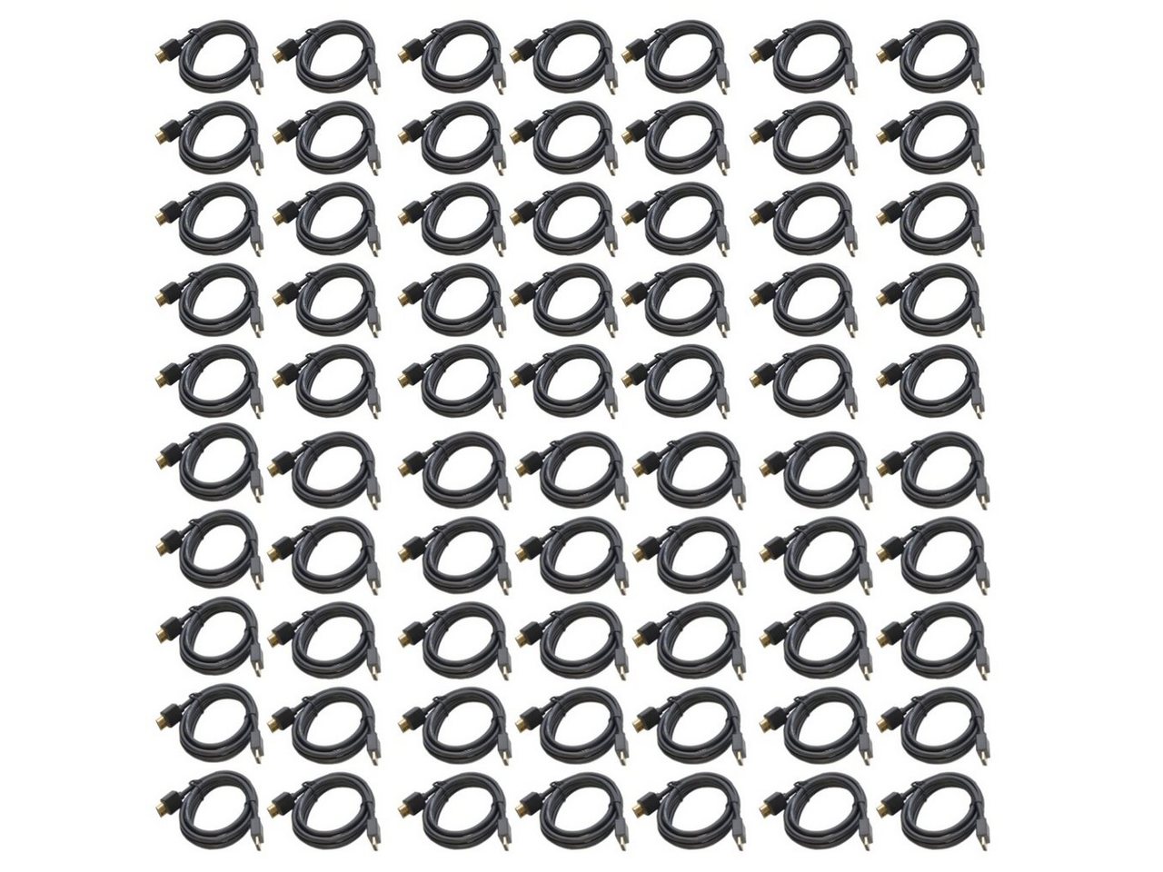 PremiumX 100x HDMI Kabel 1,5 m schwarz vergoldete Stecker HD 4K TV-Kabel PremiumX 100x HDMI Kabel 1,5 m schwarz vergoldete Stecker HD 4K TV-Kabel von PremiumX