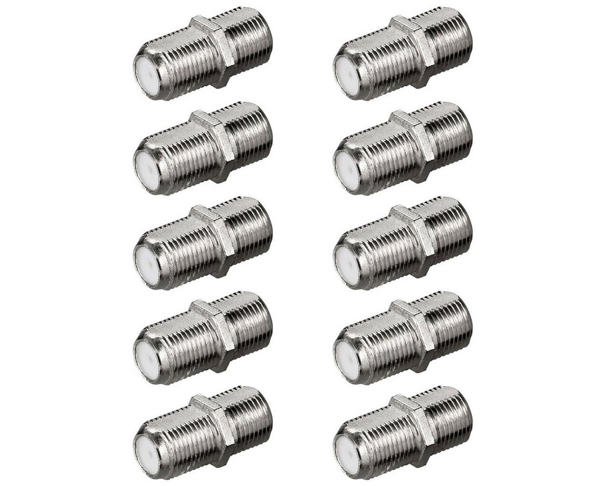 PremiumX 10x F-Verbinder F-Kupplung SAT Kabel Verbinder F-Buchse Kupplung SAT-Kabel PremiumX 10x F-Verbinder F-Kupplung SAT Kabel Verbinder F-Buchse Kupplung SAT-Kabel von PremiumX