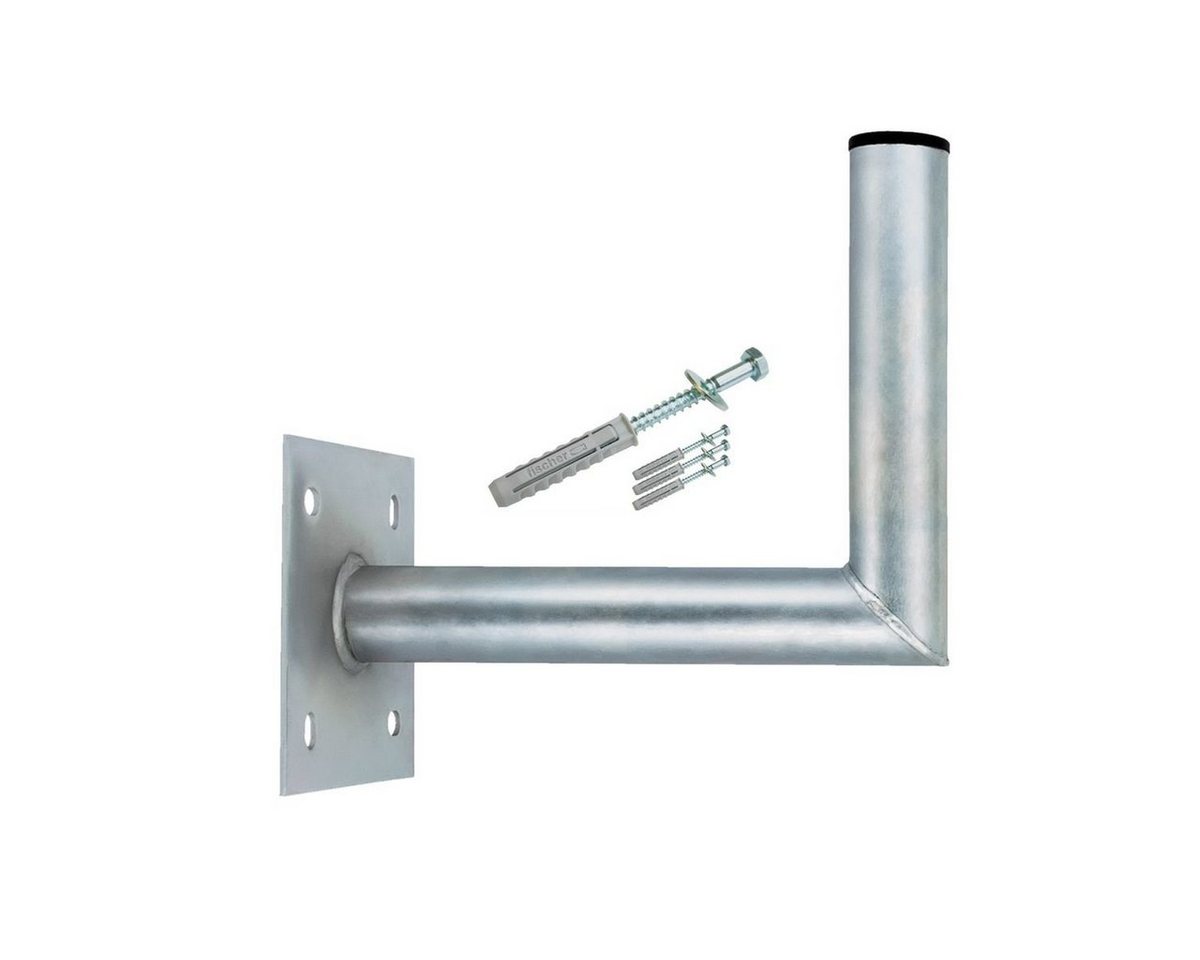 PremiumX SAT-Halterung 25-30cm Wandhalter Stahl verzinkt SAT Wandhalterung Schraubensatz PremiumX SAT-Halterung 25-30cm Wandhalter Stahl verzinkt SAT Wandhalterung Schraubensatz von PremiumX