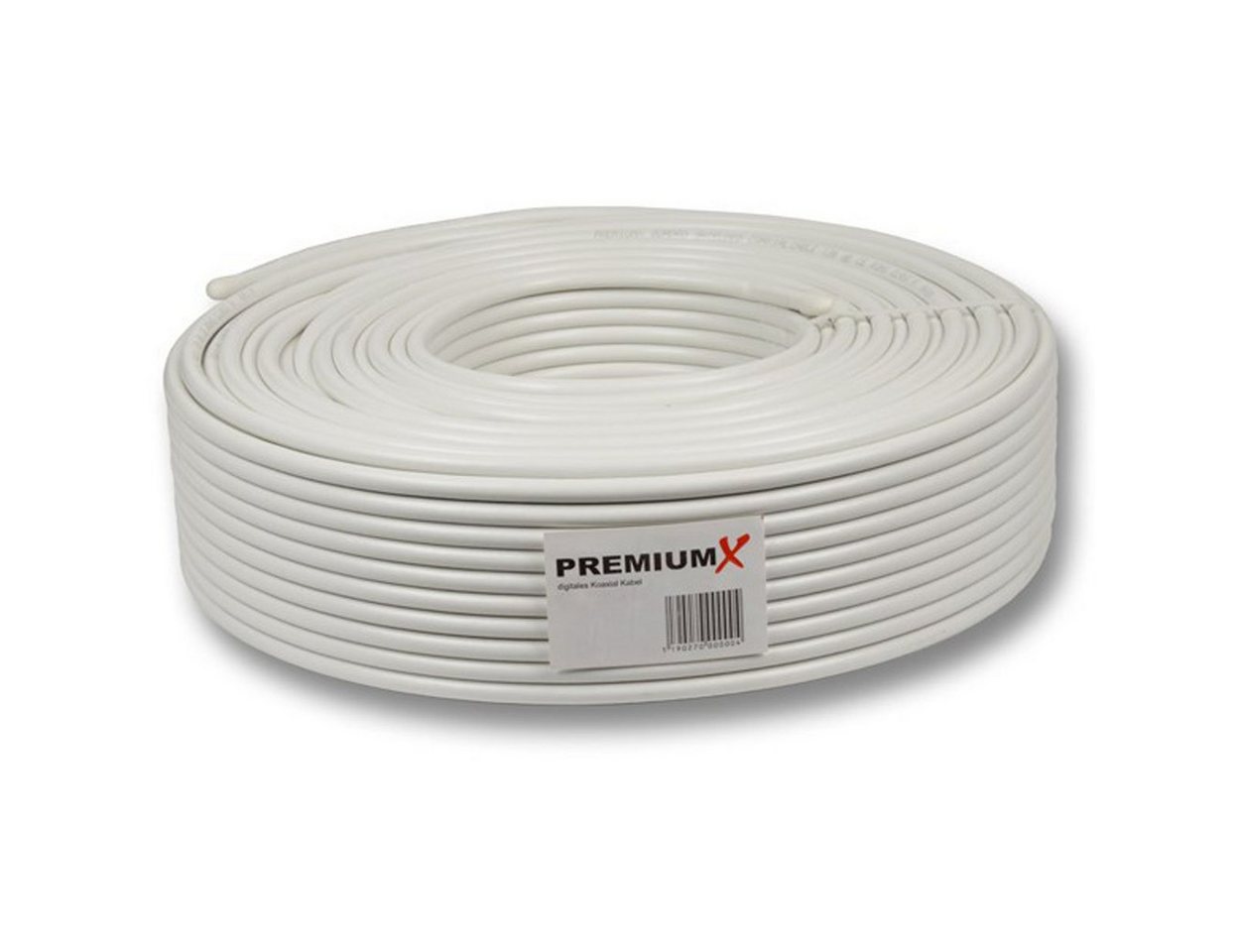PremiumX 25m PROFI PRO Koaxial Kabel 135dB 5-Fach Innenleiter reines Kupfer TV-Kabel PremiumX 25m PROFI PRO Koaxial Kabel 135dB 5-Fach Innenleiter reines Kupfer TV-Kabel von PremiumX