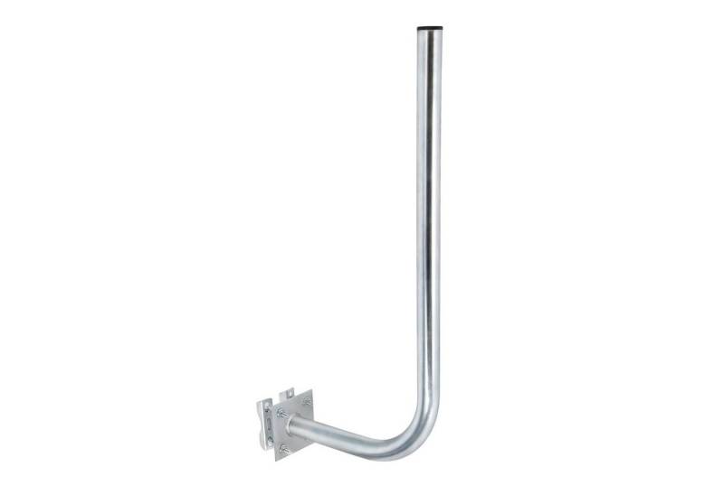 PremiumX 30cm Wandhalter 70cm Mast Ø 38mm mit Schellen Stahl Wand Halterung SAT-Halterung von PremiumX
