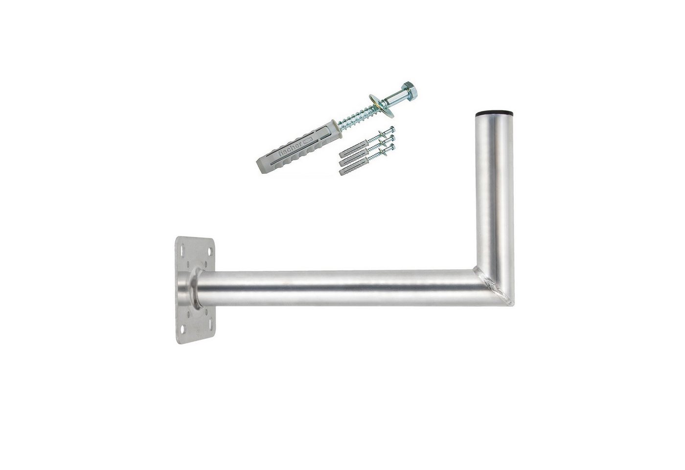 PremiumX 40cm Wandhalter ALU Wand SAT Halterung Wandhalterung Schraubensatz SAT-Halterung PremiumX 40cm Wandhalter ALU Wand SAT Halterung Wandhalterung Schraubensatz SAT-Halterung von PremiumX