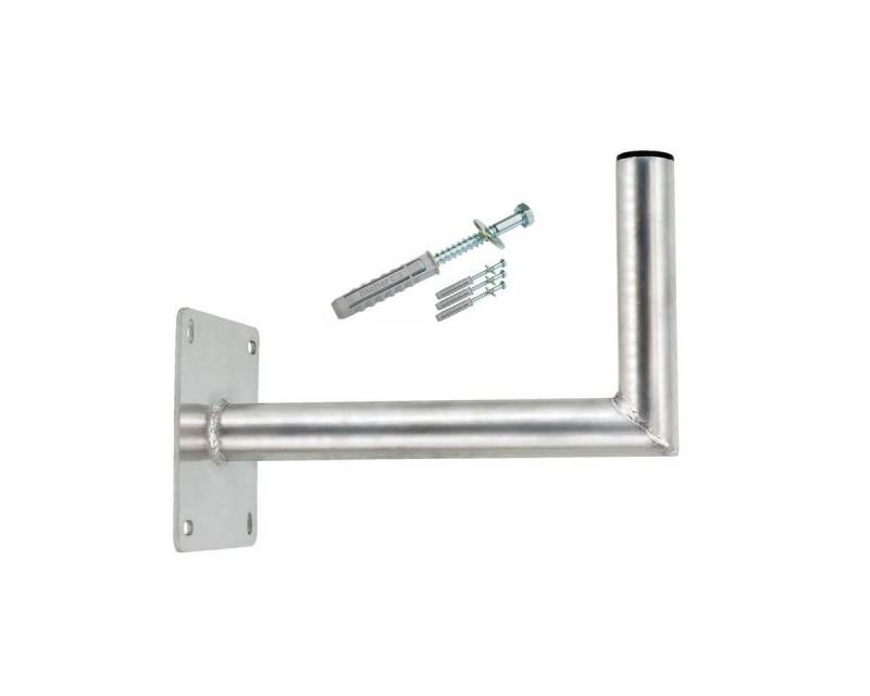 PremiumX SAT-Halterung 40cm Wandhalter ALU extra Große Wandplatte SAT Halter Schraubensatz von PremiumX