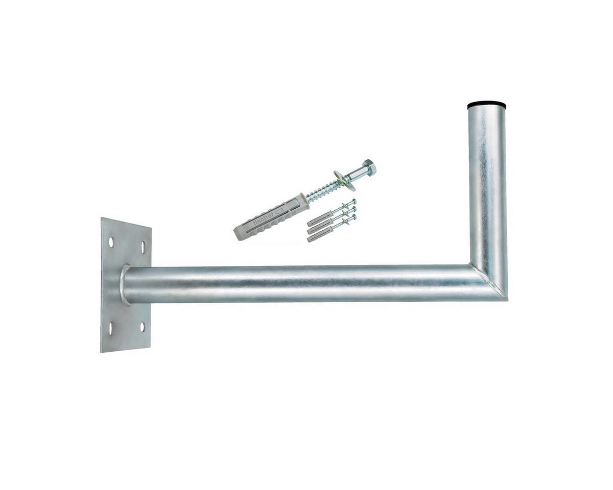 PremiumX 45-50 cm Wandhalter Stahl verzinkt Antenne Wandhalterung Schraubensatz SAT-Halterung PremiumX 45-50 cm Wandhalter Stahl verzinkt Antenne Wandhalterung Schraubensatz SAT-Halterung von PremiumX