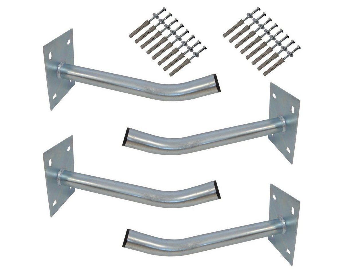 PremiumX 4x Autoreifen Wandhalter 35cm für Reifen Wandhalterung Schraubensatz Lautsprecherständer PremiumX 4x Autoreifen Wandhalter 35cm für Reifen Wandhalterung Schraubensatz Lautsprecherständer von PremiumX