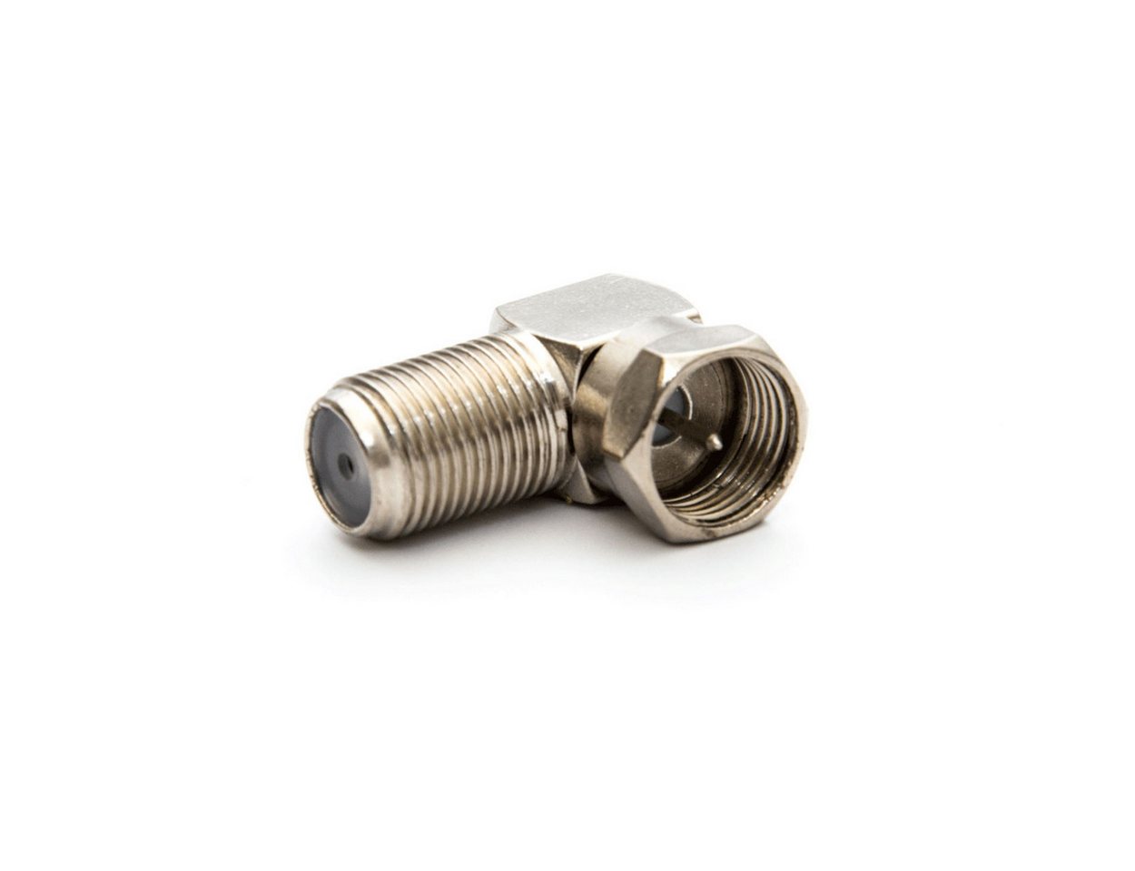 PremiumX 50x F-Stecker F-Kupplung 90° Winkel Verbinder SAT-Adapter Modulkabel von PremiumX