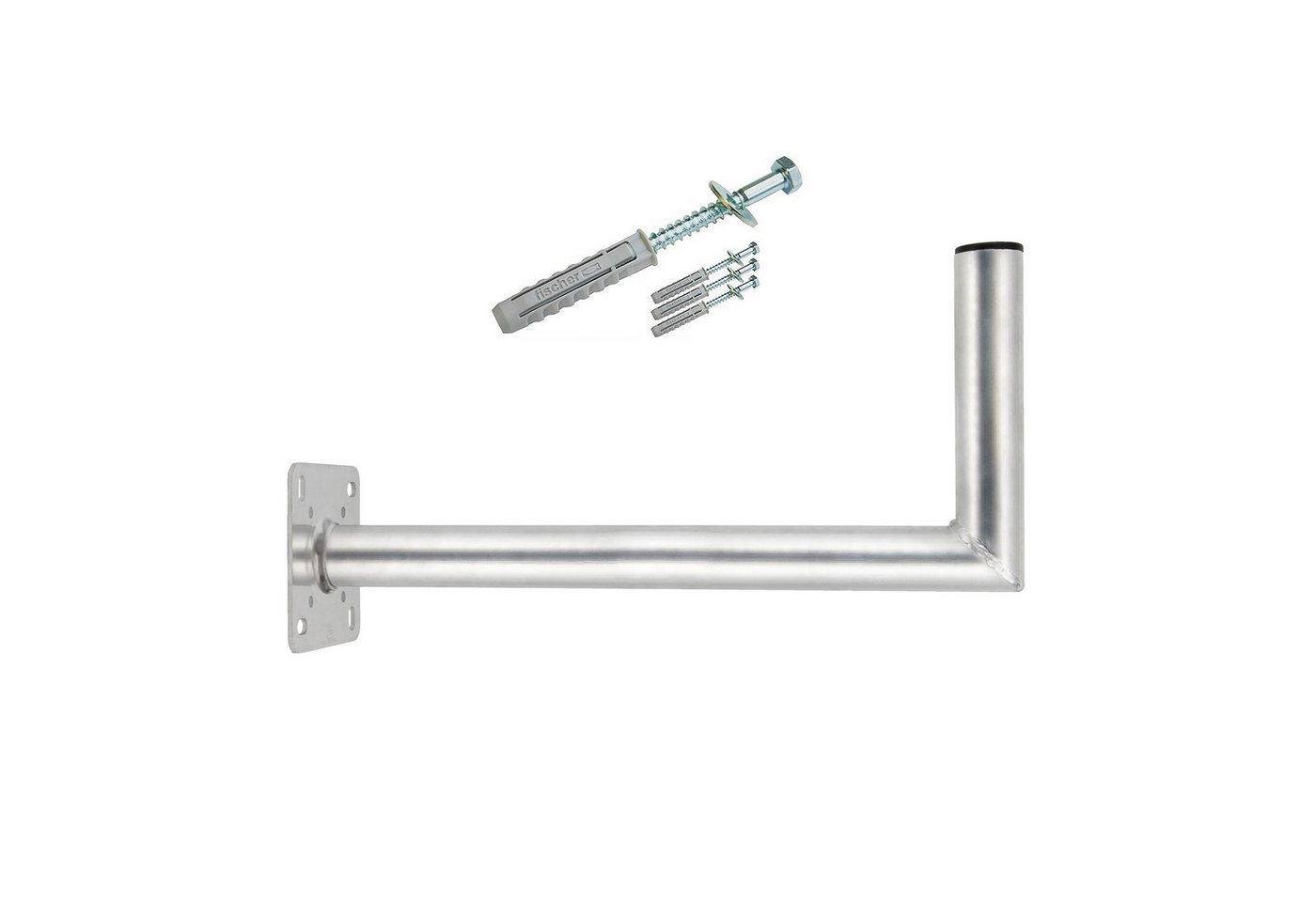 PremiumX SAT-Halterung 55cm Wandhalter ALU SAT Wand Halter 550mm Schraubensatz PremiumX SAT-Halterung 55cm Wandhalter ALU SAT Wand Halter 550mm Schraubensatz von PremiumX