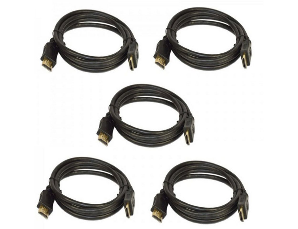 PremiumX 5x 1.5 m High Speed HDMI Kabel mit Ethernet TV-Kabel von PremiumX