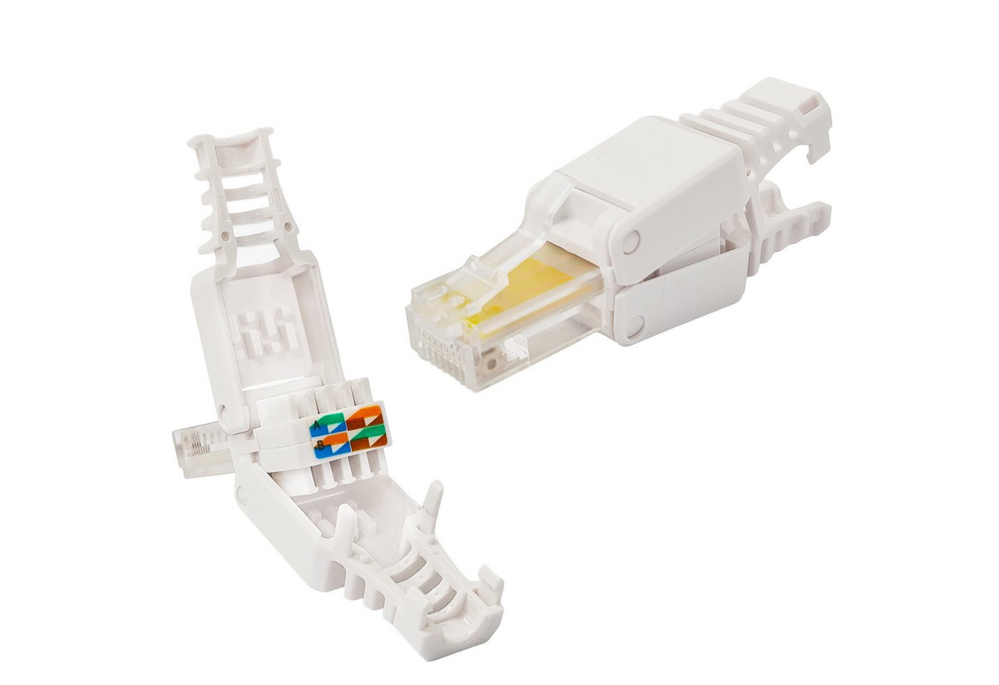 PremiumX 60x Netzwerkstecker RJ45 CAT5e Plug Connector Netzwerk Netzwerk-Adapter PremiumX 60x Netzwerkstecker RJ45 CAT5e Plug Connector Netzwerk Netzwerk-Adapter von PremiumX
