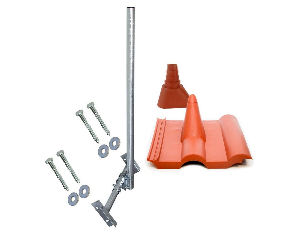 PremiumX SAT-Halterung BASIC X120-48F SAT TV Dachsparrenhalter komplett feuerverzinkt 120cm PremiumX SAT-Halterung BASIC X120-48F SAT TV Dachsparrenhalter komplett feuerverzinkt 120cm von PremiumX