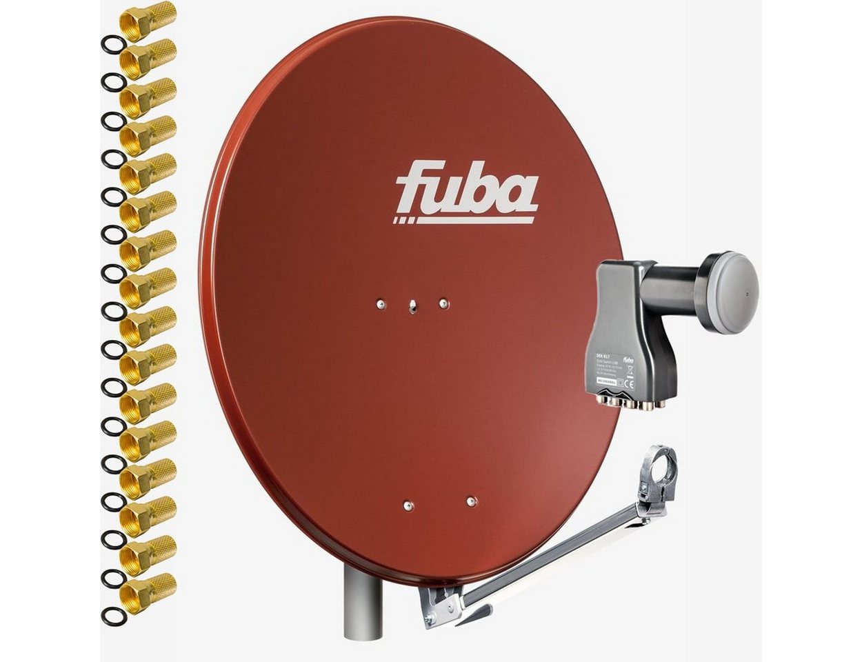 PremiumX DAL 808 R SAT-Anlage ROT + Octo LNB DEK 817 8 Teilnehmer HDTV 4K SAT-Antenne PremiumX DAL 808 R SAT-Anlage ROT + Octo LNB DEK 817 8 Teilnehmer HDTV 4K SAT-Antenne von PremiumX