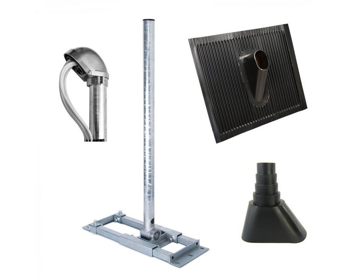 PremiumX SAT-Halterung DELUXE X90-48 Dachsparrenhalter 90 cm Dachziegel schwarz Manschette PremiumX SAT-Halterung DELUXE X90-48 Dachsparrenhalter 90 cm Dachziegel schwarz Manschette von PremiumX