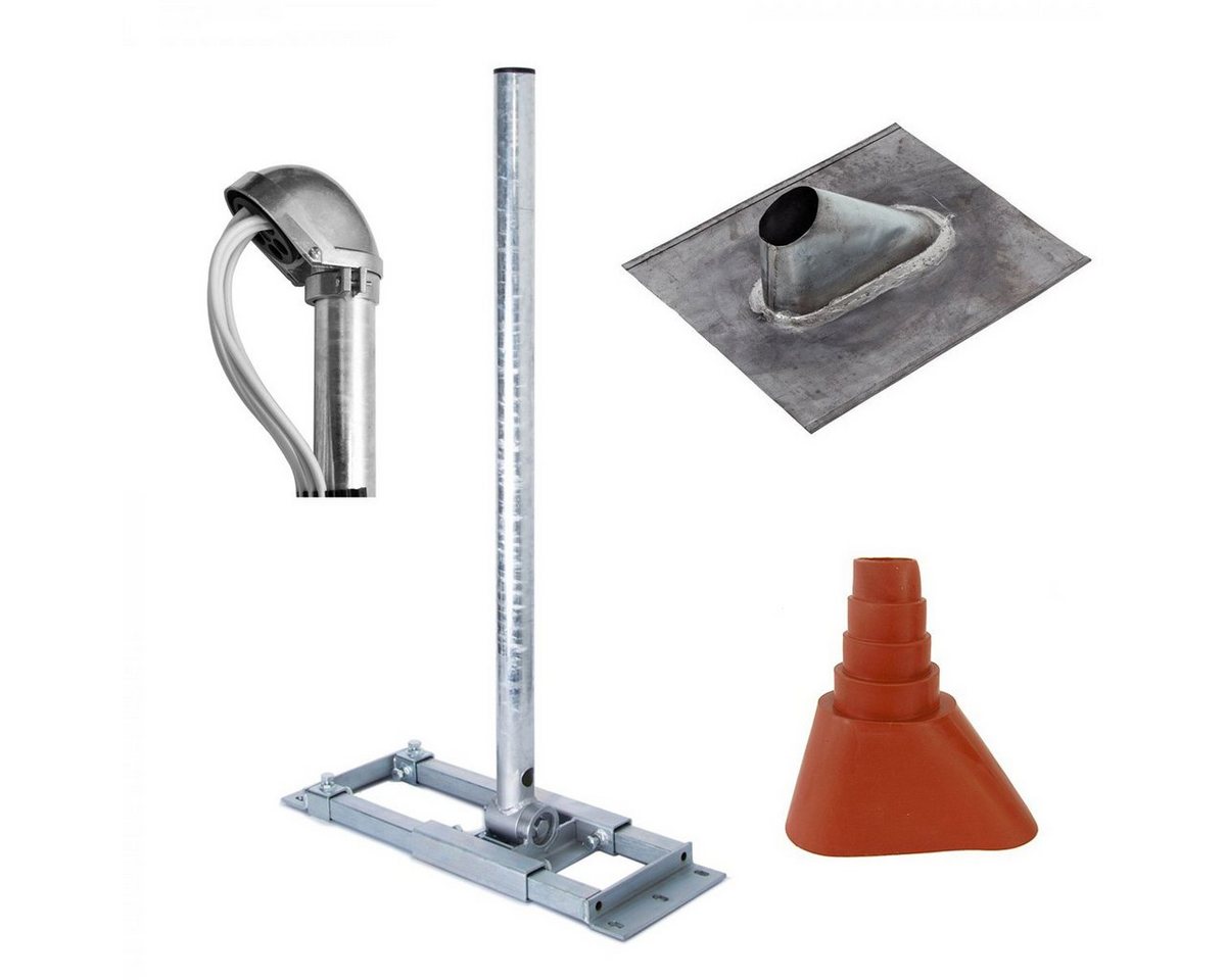 PremiumX DELUXE X90-48 Dachsparrenhalter 90cm Blei Dachabdeckung Tülle Kappe SAT-Halterung PremiumX DELUXE X90-48 Dachsparrenhalter 90cm Blei Dachabdeckung Tülle Kappe SAT-Halterung von PremiumX