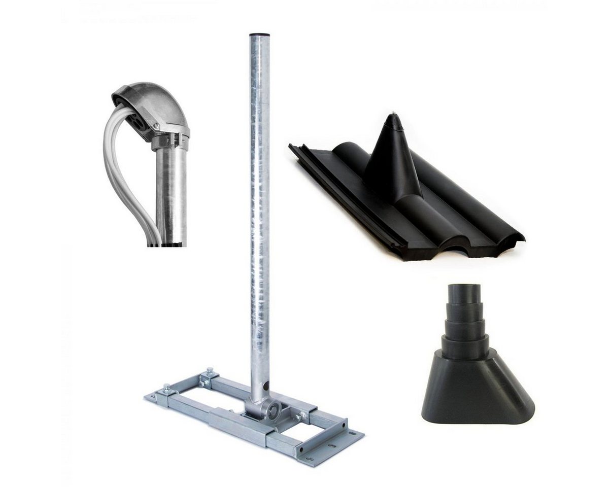 PremiumX SAT-Halterung DELUXE X90-48 Dachsparrenhalter 90cm Frankfurter Pfanne Tülle Kappe PremiumX SAT-Halterung DELUXE X90-48 Dachsparrenhalter 90cm Frankfurter Pfanne Tülle Kappe von PremiumX