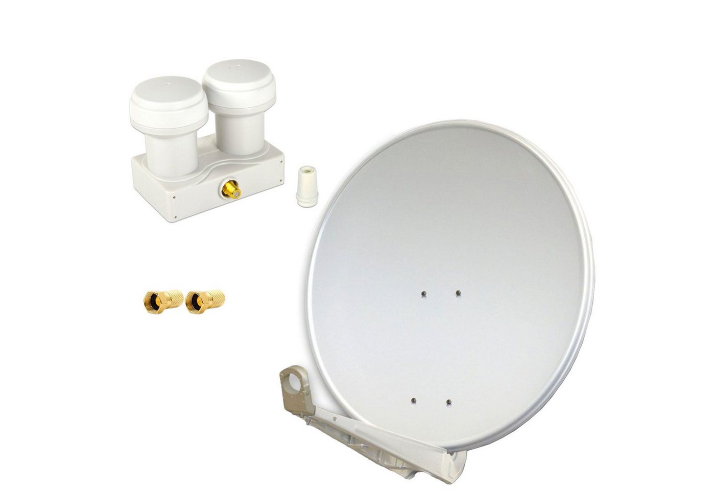 PremiumX DELUXE85 Alu 85cm SAT Schüssel Hellgrau Monoblock Single SAT-Antenne PremiumX DELUXE85 Alu 85cm SAT Schüssel Hellgrau Monoblock Single SAT-Antenne von PremiumX
