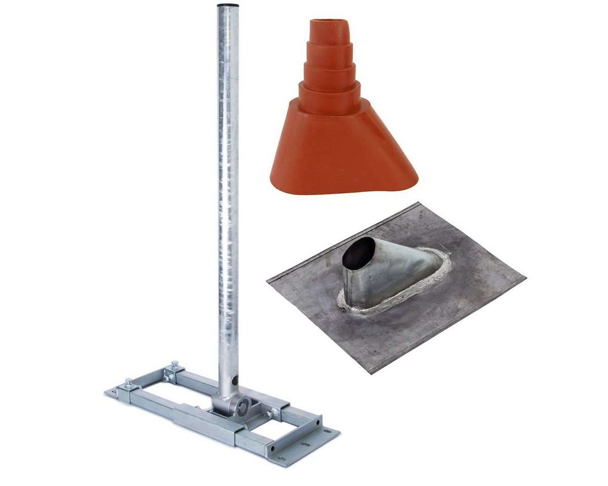 PremiumX SAT-Halterung Dachsparrenhalter 90cm Mast Dachabdeckung Blei-Ziegel Gummi rot PremiumX SAT-Halterung Dachsparrenhalter 90cm Mast Dachabdeckung Blei-Ziegel Gummi rot von PremiumX
